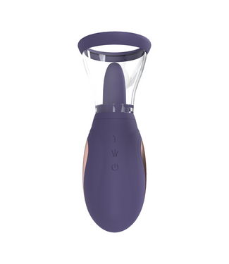 Pumped Enhance Rechargeable Vacuum Pump for Breasts & Vulva - Purple