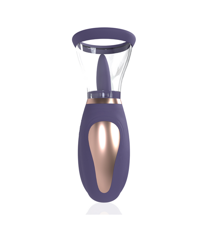Pumped ENHANCE Vakuumpumpe für Brust und Vulva – Wiederaufladbar und sicher in Lila