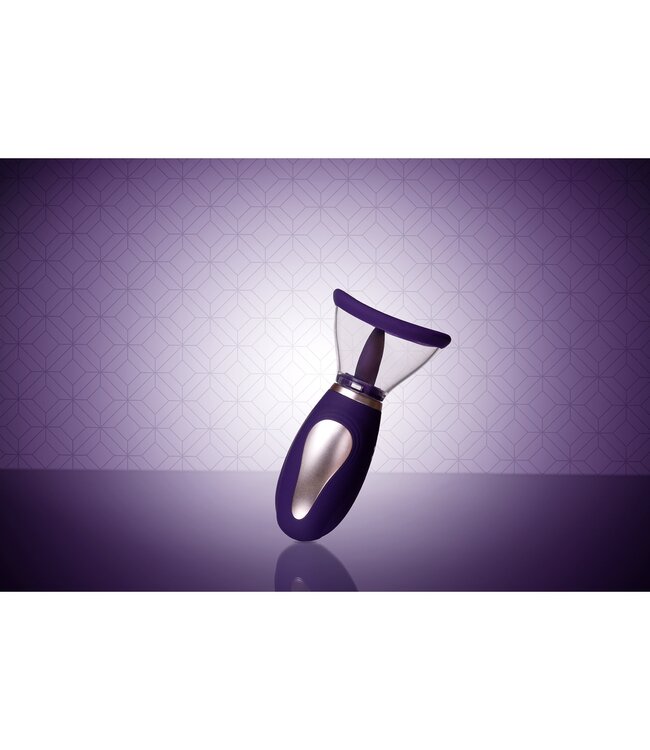 Pumped Enhance Rechargeable Vacuum Pump for Breasts & Vulva - Purple