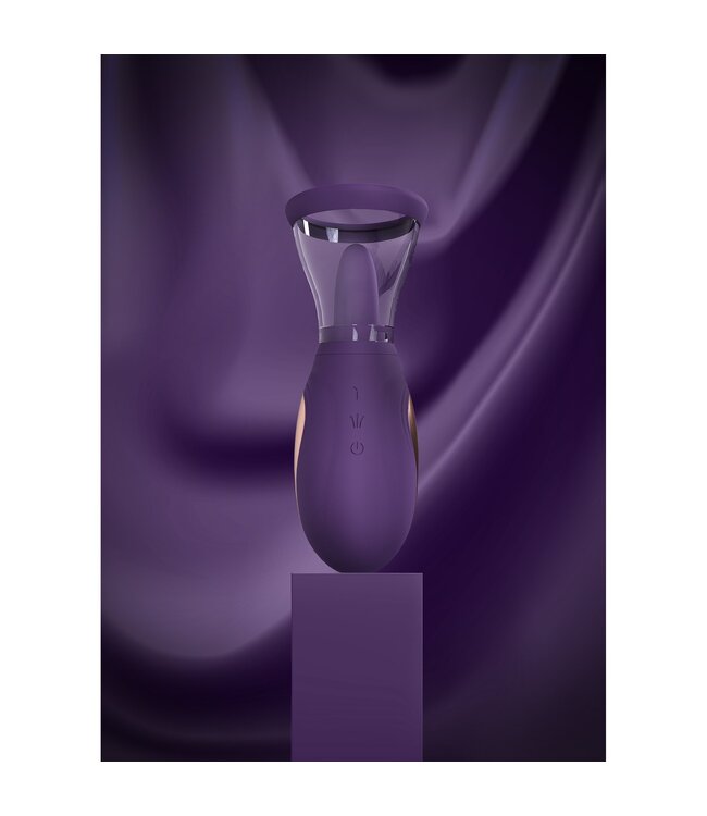 Pumped ENHANCE Vakuumpumpe für Brust und Vulva – Wiederaufladbar und sicher in Lila