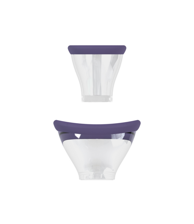 Pumped Pumped Oplaadbare Vulva & Borstpomp Met 5 Zuig- En 8 Likstanden Paars