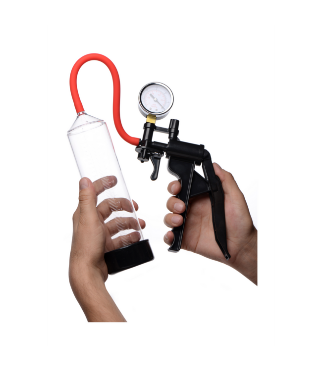 XR Brands XR Brands Ergonomische Penis Pomp Met Handpomp En Manometer