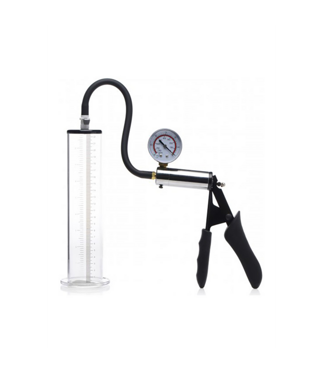 XR Brands SM Penis Pump Set - Transparent, Powerful, Safe & Comfortable Use