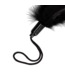 Ouch! Compact Black Feather Tickler - Playful, Soft & Sensual Sensation