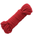 Doc Johnson Soft Japanese Cotton Bondage Rope - 10M Red for Playful Couples