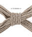 Ouch! Luxuriöses 10 m Polyester-Bondage-Seil in Gold – Stark & Sinnlich