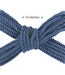 Ouch! Silky Soft Navy Blue 10M Polyester Bondage Rope for Sensual Play