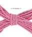 Ouch! Pink 10M Polyester Bondage Rope - Strong, Soft & Sensual Play