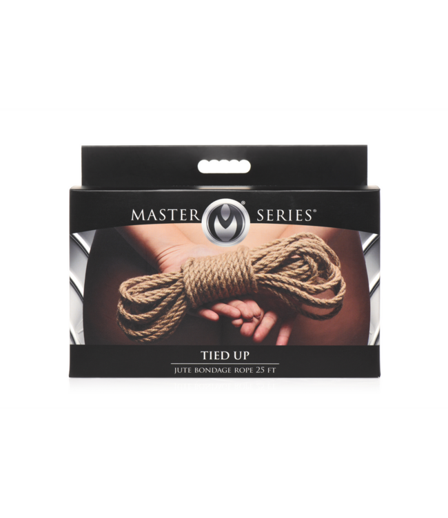 XR Brands Natural Jute Bondage Rope 7.6M – Strong and Eco-Friendly Solution