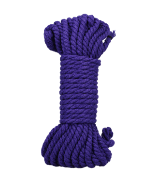 Doc Johnson Violet Hemp Bondage Rope 30ft - Strong, Comfortable & Flexible 6mm