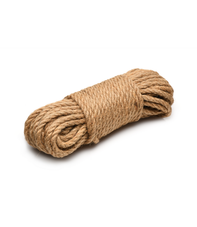 XR Brands Natural Jute Bondage Rope 15.2M - Strong & Durable for Enthusiasts