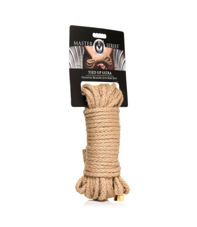XR Brands Premium geflochtenes Jute-Seil – stark, langlebig und formstabil