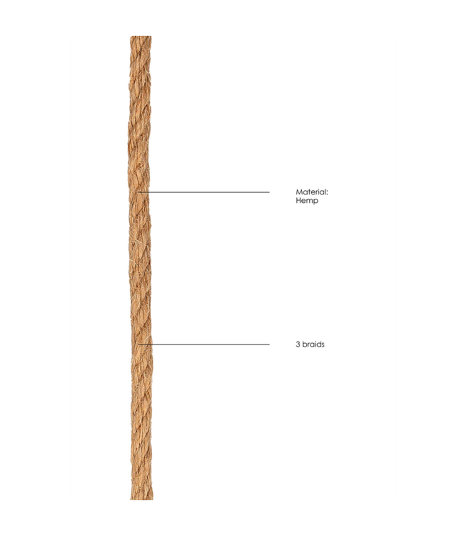 Ouch! Hennep Bondage Touw 10 Meter Voor Shibari En BDSM Spelletjes