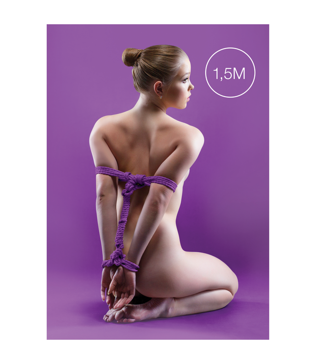 Ouch! Japanese Mini Rope 1.5M - Exciting Dominance Play Set for Couples