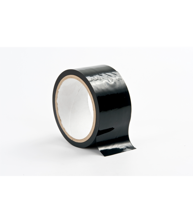Ouch! PVC Niet-Klevende Bondage Tape 20 Meter Zwart – Comfortabel & Duurzaam