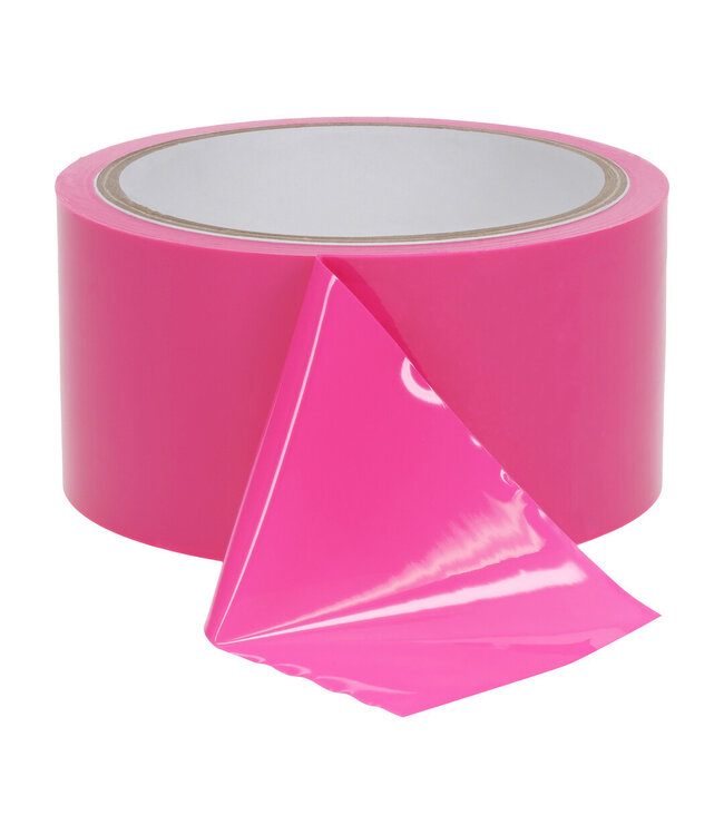 Ouch! 20m Huidvriendelijke PVC Knoopvrije Zelfklevende Tape Roze