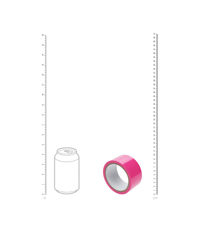 Ouch! 20m Huidvriendelijke PVC Knoopvrije Zelfklevende Tape Roze