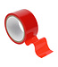 Ouch! Tangle-Free Red PVC Tape 20M - Non-Adhesive, Safe & Comfortable
