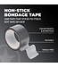 Ouch! PVC Non-Adhesive Bondage Tape 20M - Tangle-Free Silver Fun