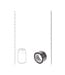 Ouch! Klebfreies PVC-Nichtklebeband 20 m in Silber – Sicherer Fesselspaß
