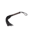 Ouch! OUCH! Flogger Grijs Titanium Met Houten Handvat – Duurzame BDSM Zweep