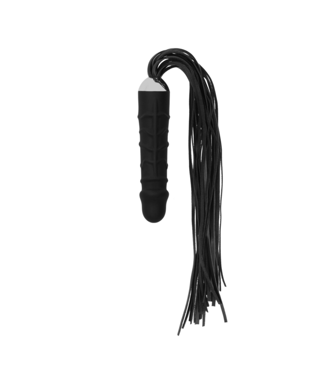 Ouch! Realistic Silicone Dildo Whip for Domination & Submission Play