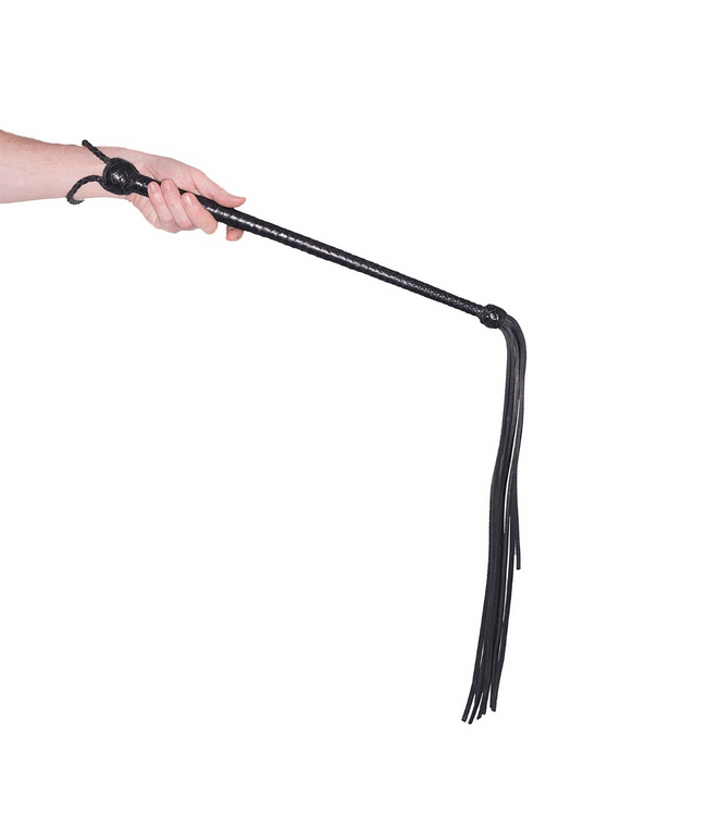 Prowler Red Lange Gevlochten Leren Zweep 108cm Met Lichtgewicht Handgreep Voor BDSM