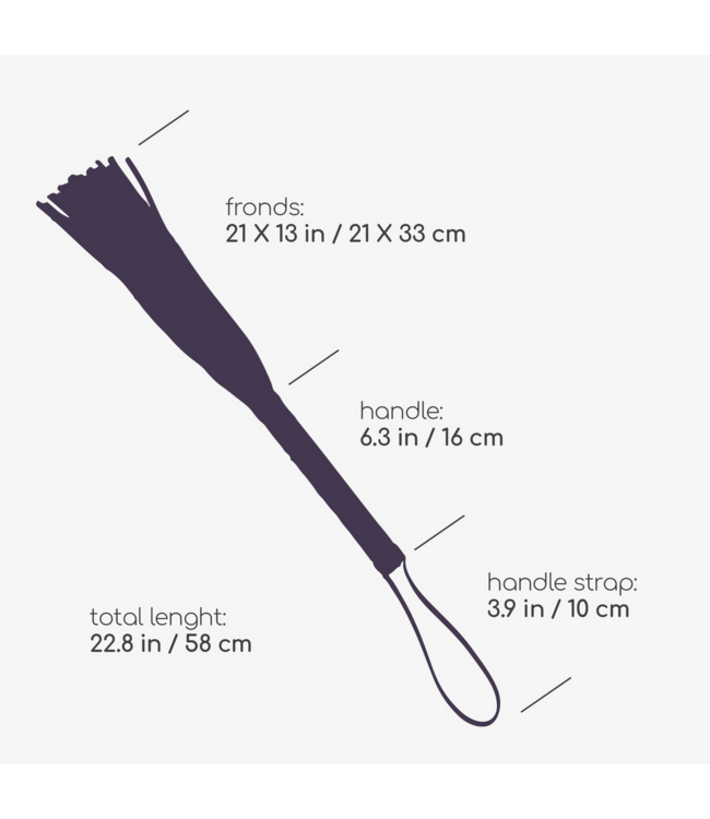 Crushious Pu Leer Vuistriem Zweep 58 cm Zwart Voor Koppelspellen – Crushious