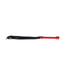 Ouch! Ouch! Shots Milan Flogger Zwart-Rood Met Leerhandvat En Iriserende Hardware
