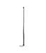 Ouch! PU Leren BDSM Zweep 122 Cm Met Knoophandvat En Lichtgewicht Design