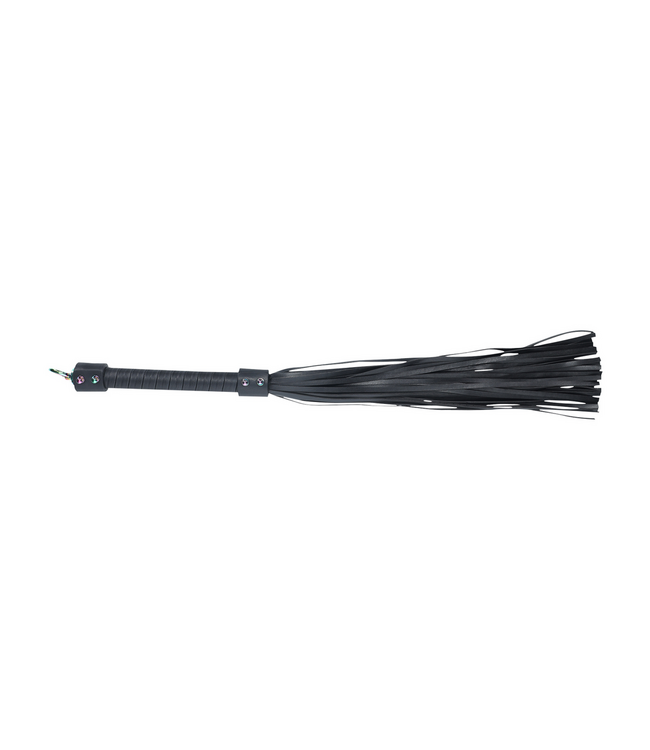 Ouch! Venice Kollektion Flogger Schwarz | Stilvoll, kraftvoll & langlebig