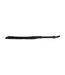 Ouch! Venice Collection Zwart Lederen Flogger Met Stevig Handvat En Iriserende Hardware