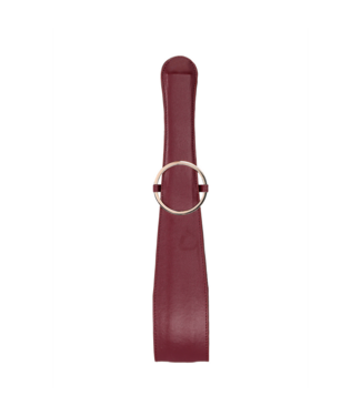 Ouch! Luxe Riem Flogger Met Gouden Details Voor Intens BDSM Spel