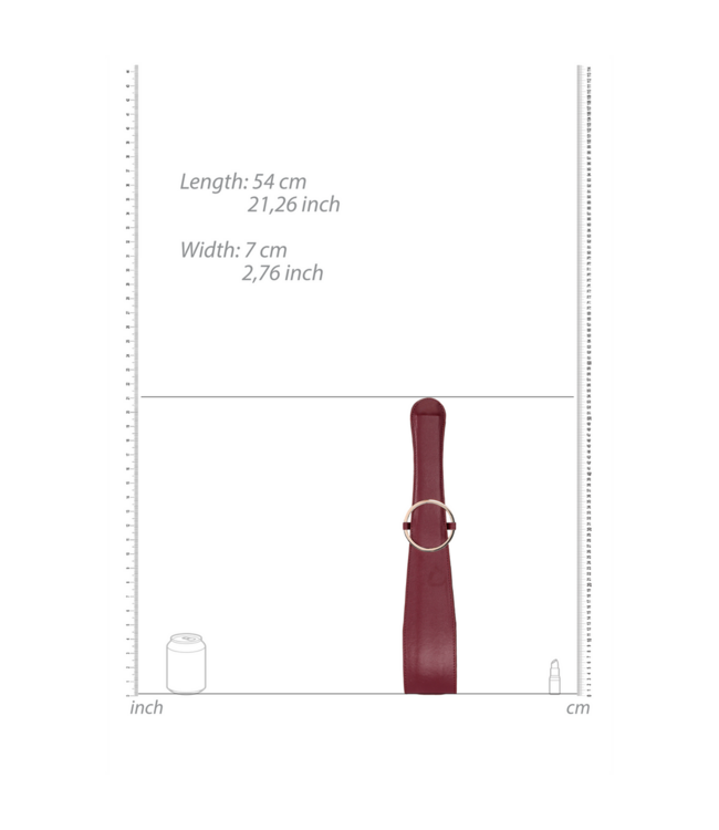 Ouch! Ouch Halo Flogger - Luxuriöser Leder-Gürtel für sinnliches BDSM-Vergnügen