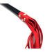 Red Leather 78 cm Camera Riem Met Houten Handvat En Plantaardig Gelooid Rood Leer