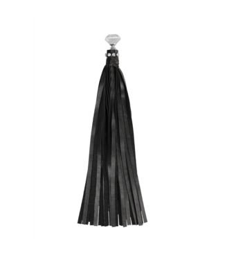 Ouch! Diamond Handle Whip - Ultimate Sensation with Leather Straps