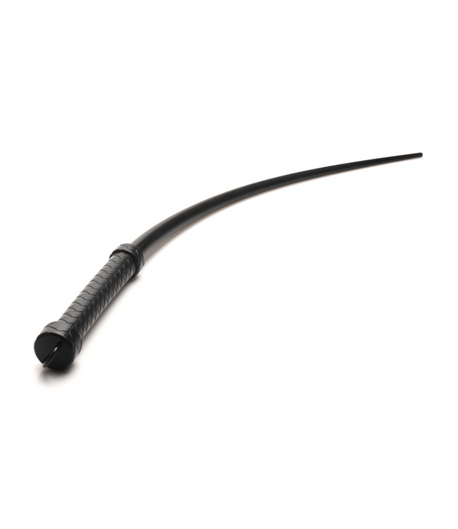 XR Brands Siliconen Zweep Met Stijve Handgreep En Flexibele Staart – Zwart, 62 cm