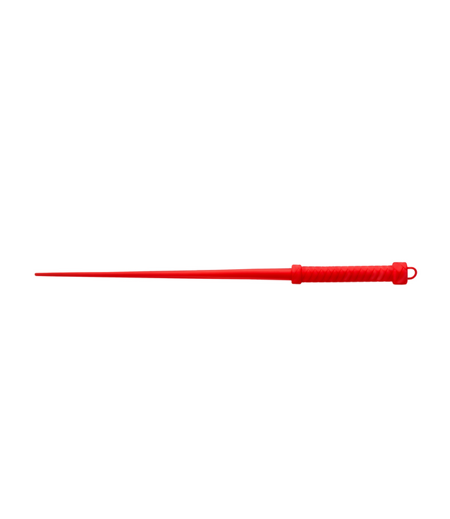 XR Brands Silicone Impact Zweep 62 Cm Rood Met Stevige Handgreep