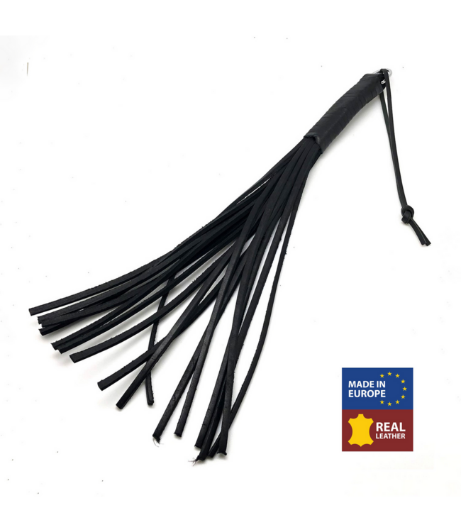 Red Leather Martinet Leather Thongs 43 cm Black | Durable, Stylish, & European Craftsmanship