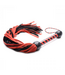 XR Brands Suède Flogger Met Rood-Zwarte Staarten En Leren Handvat 76cm