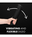 Ouch! Draadloze Handheld Siliconen Vibrator Met 10 Snelheden Zwart