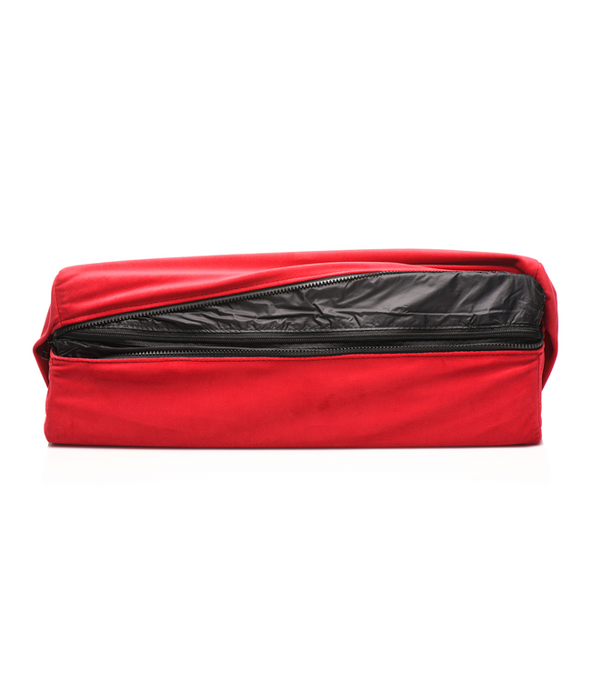 XR Brands Red Love Wedge Cushion – Enhance Comfort & Intimacy Together