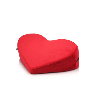 XR Brands Hartvormig Comfortkussen Rood Met Waterdichte Bescherming | XR Brands