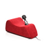 XR Brands Ergonomisch Schuimzadel Kussen Rood Met 7 Inch Diepe Pocket Voor Stoel