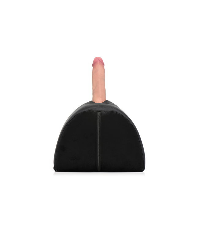 XR Brands Ergonomisches Kissen für freihändigen Spaß – Schwarz und bequem