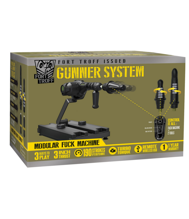 Doc Johnson Gunner System 3-in-1 Modular Love Machine - Ultimate Pleasure Device