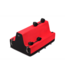 XR Brands Ergonomic Love Bench Red - Comfort & Durability for Kink Play