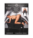 XR Brands Stylish Black Vegan Leather Bondage Bench for Ultimate Comfort