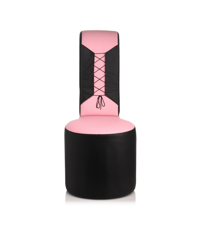 XR Brands Retro Glam Pink Stiletto Sex Chair - Stylish, Seductive Accent