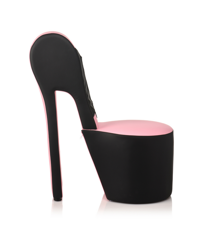 XR Brands Rosa Stiletto Sexstuhl – Stilvoller Retro-Glamour für Ihr Zuhause